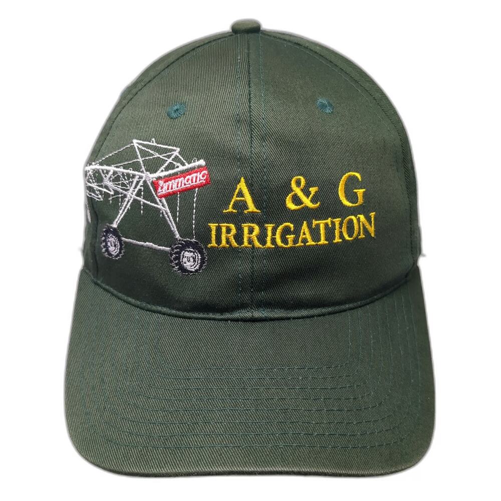 Cobra Snapback Green Hat One Size A & G Irrigation Zimmatic Embroidered Logo